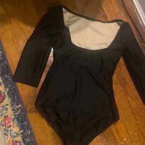 3/4 length leotard